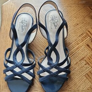 Life Stride Women's Navy Strappy Sandals